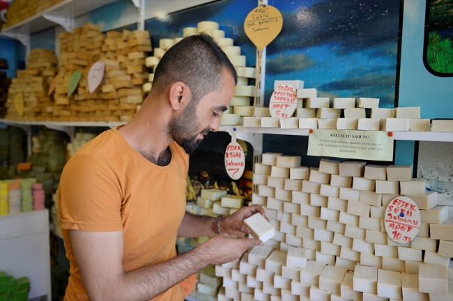 Mardin'in doğal sabunları ilgi çekiyor