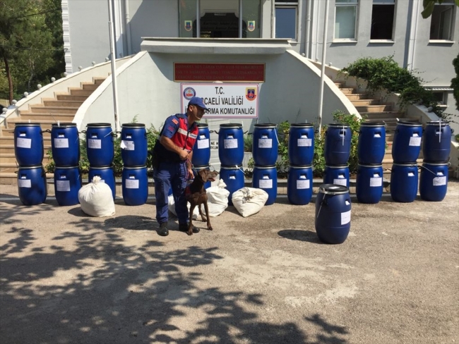 Kocaeli'de 800 kilogram uyuşturucu ele geçirildi