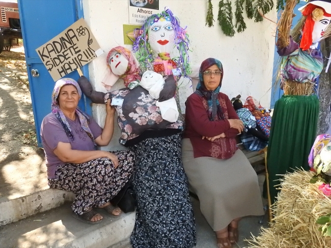 Urla'da korkuluk festivali başladı