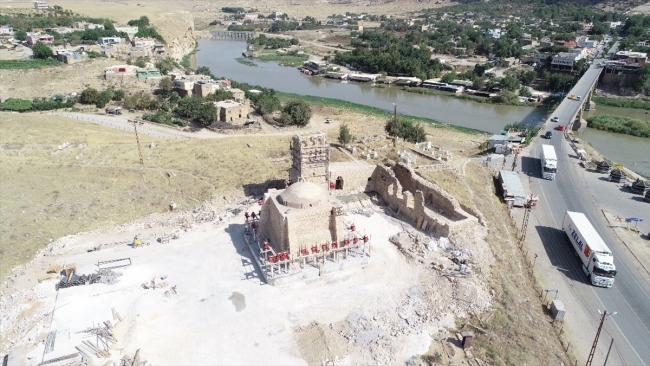 Hasankeyf'teki tarihi zaviye yeni yerine taşınacak