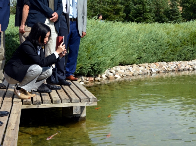 Japonya Prensesi Akiko Mikasa Kalehöyük'ü ziyaret etti