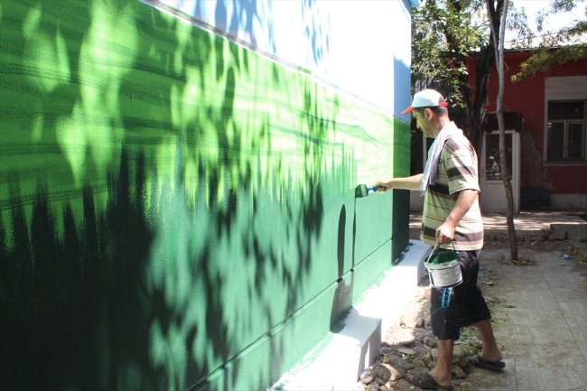 Sinoplu çift Siirt'in sokaklarını renklendiriyor