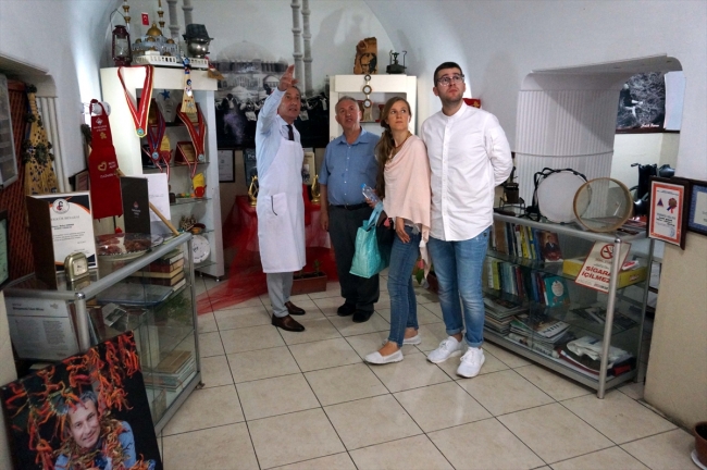 Edirne'de ciğerci dükkanını "müzeye" dönüştürüldü