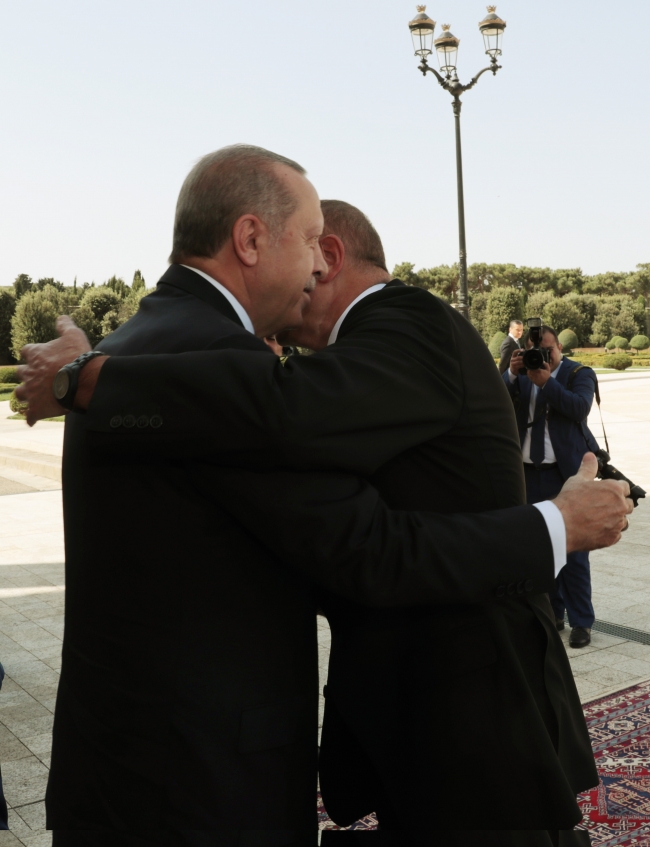 Cumhurbaşkanı Erdoğan Azerbaycan’da