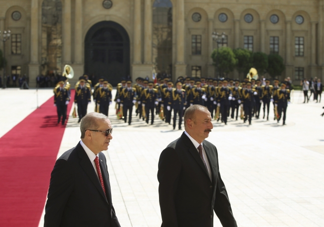Cumhurbaşkanı Erdoğan Azerbaycan’da