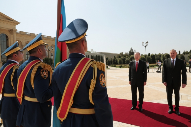 Cumhurbaşkanı Erdoğan Azerbaycan’da