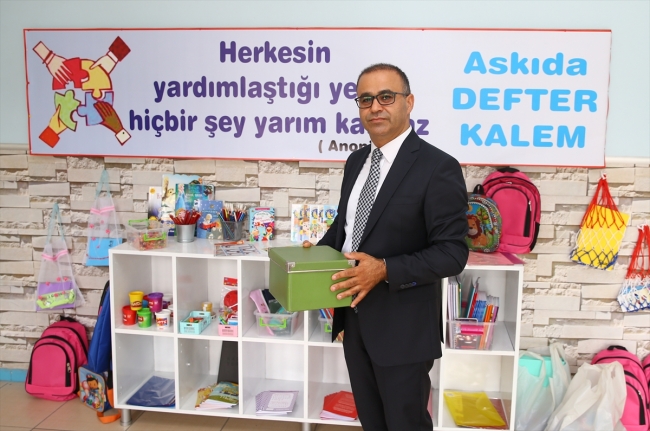 İhtiyaç sahibi öğrenciler için "Askıda defter kalem" kampanyası