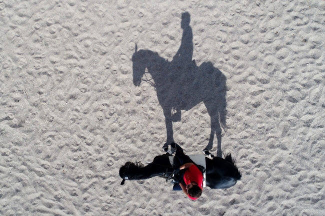 Kayseri'nin atlı polisleri göreve başlayacakları günü bekliyor