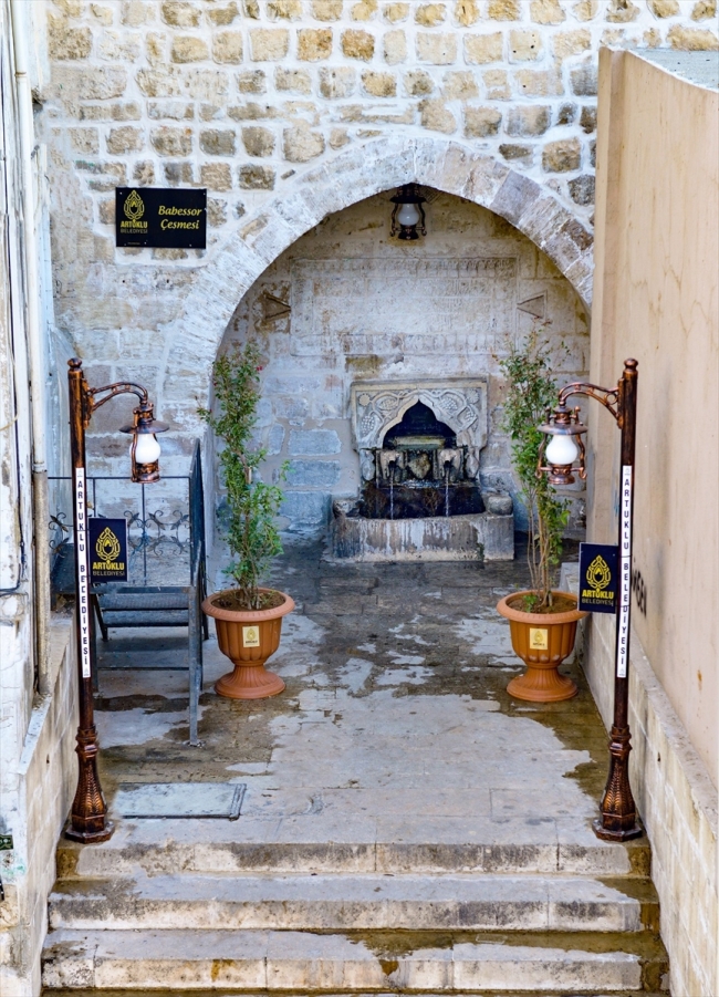 Artuklu'da tarihi 6 çeşme restore edildi