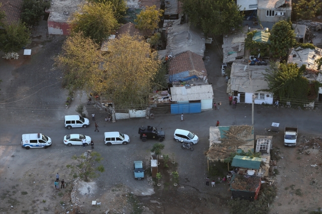 Antalya'da helikopter destekli uyuşturucu operasyonu