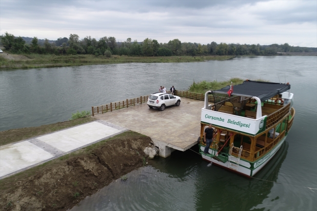Yeşilırmak'ta 70 yıl sonra tekne gezileri başladı