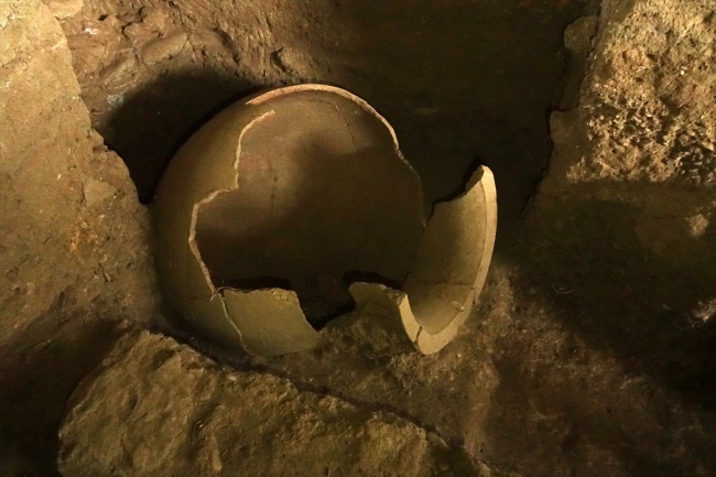 Antandros Antik Kenti'nde pitos mezarlara rastlandı