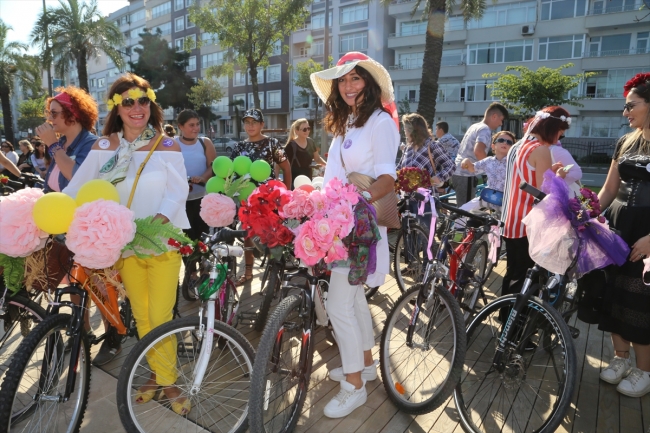Ordu'da "Süslü Kadınlar Bisiklet Turu" yapıldı