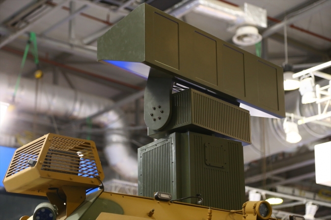 Türk zırhlısına duvar arkası radarı