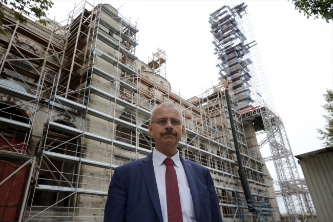 Sultanahmet Camii'nin 400 yıllık su kanalı balçıktan temizleniyor