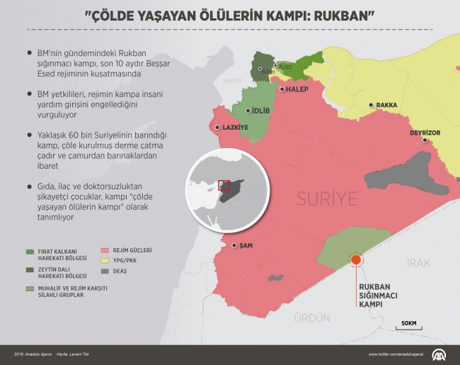 Suriye çölünde ölüm kampı: Rukban