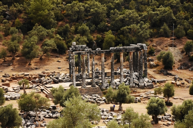Euromos Antik Kenti'nde Roma ve Helenistik dönem mezarları korumaya alındı