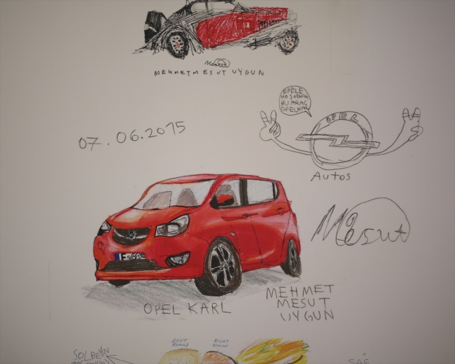 Otizmli Mesut'un hedefi yerli otomobil tasarımcısı olmak