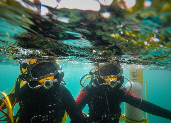 Türkiye'nin deniz altındaki kurtarıcı erleri