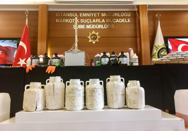 İstanbul'da 9 ayda 7 ton uyuşturucu madde ele geçirildi