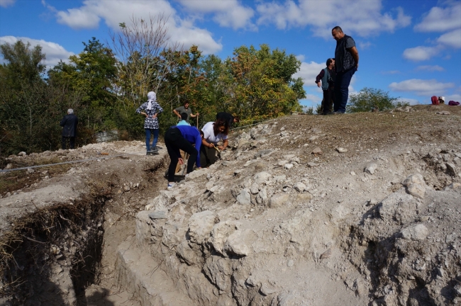Sinanköy Antik Yerleşim Alanı'nda bin 500 yıllık Bizans kilisesine ulaşıldı