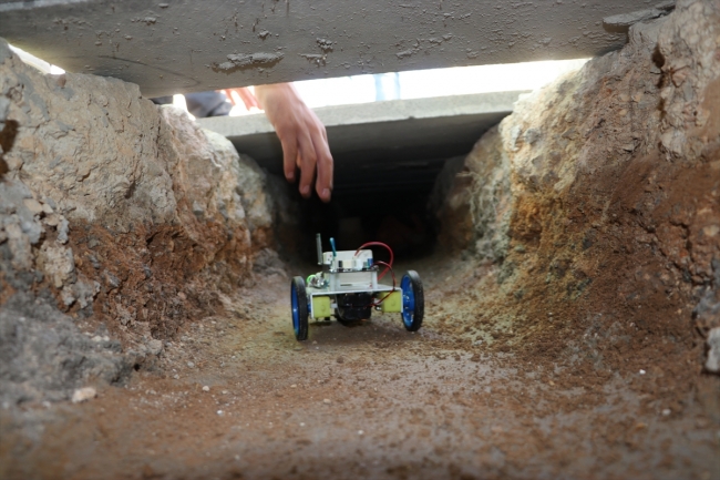 Öğrenciler için "suni" arkeolojik kazı alanı