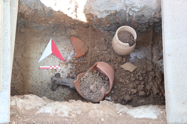 Öğrenciler için "suni" arkeolojik kazı alanı