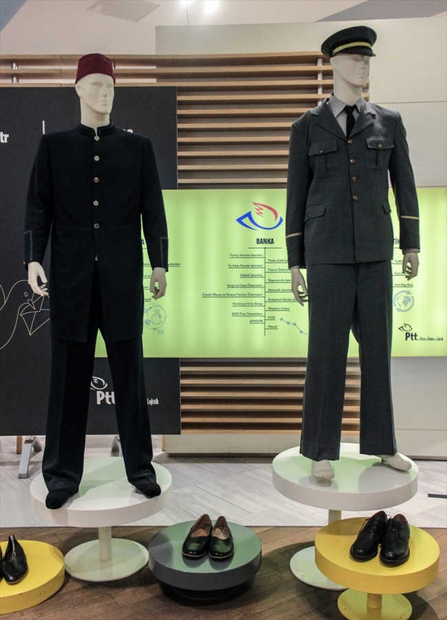 Postacı kıyafetlerinde 178 yıllık değişim PTT Pul Müzesi'nde