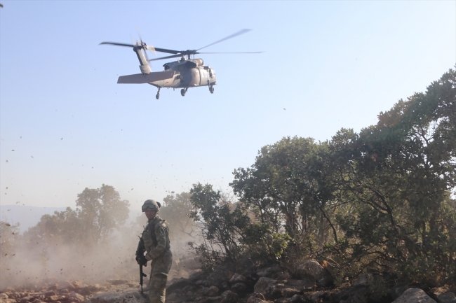 2047 rakımlı Herekol Dağı’nda teröristlere göz açtırmıyorlar