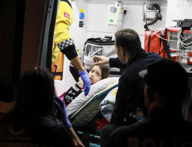 Başkentte 8 katlı binada yangın