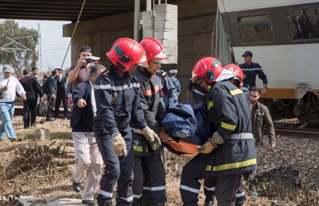 Fas'ta tren kazası: En az 6 ölü