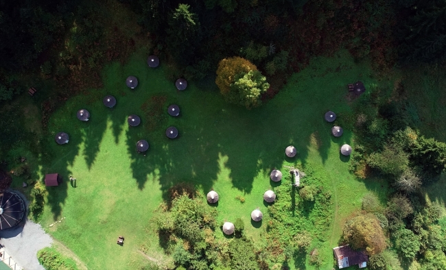 Oğuz boylarının adını verdiği 24 çadırdan oluşan kamp alanı kurdu