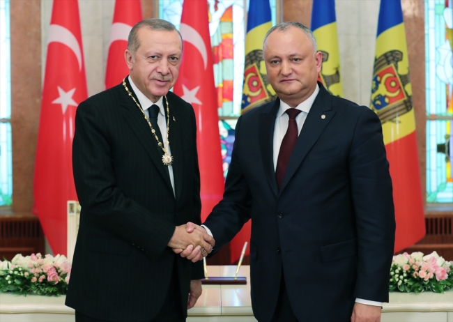 Cumhurbaşkanı Erdoğan: Türk halkının Moldovalı dostlarından beklentisi FETÖ ile mücadeleye tereddütsüz destektir