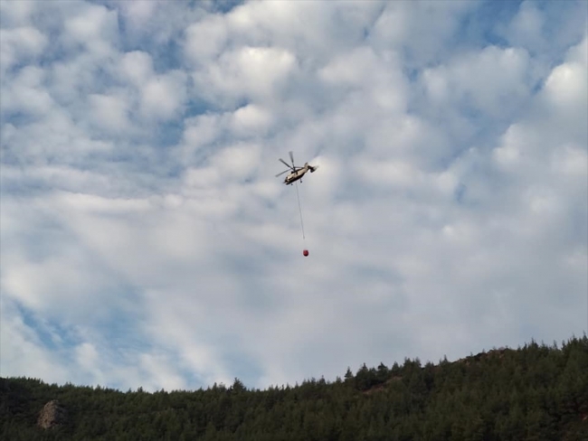 "Ateş Kartalları"nın alevlerle mücadelesi