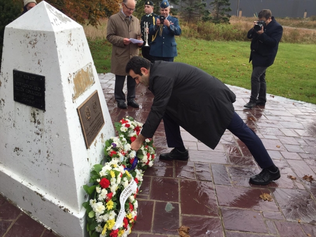 Kanada’da Çanakkale Şehitleri Anıtı’nın temeli atıldı