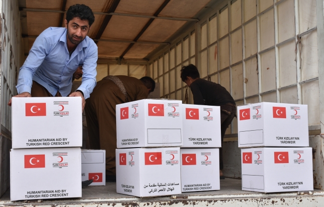Türk Kızılayı'ndan Irak'ta 100 aileye yardım