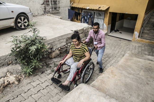 Engelli kadının tekerlekli sandalye hayali gerçek oldu