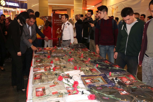 Hatay'da 'şehit emanetleri' sergisi açıldı