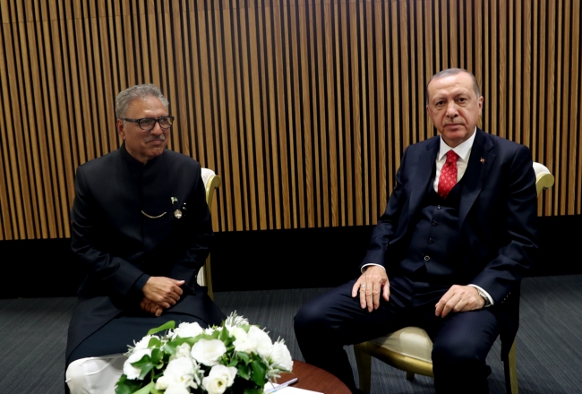 Cumhurbaşkanı Erdoğan Kırgızistan, Sırbistan ve Pakistan cumhurbaşkanlarıyla görüştü