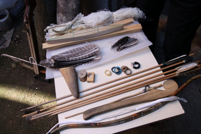 Bolulu lise öğrencisi okçuluk malzemesi üretiyor