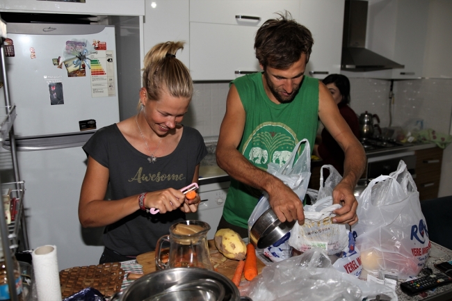 Bisikletle dünya turuna çıkan çift Belçika'dan Van'a geldi