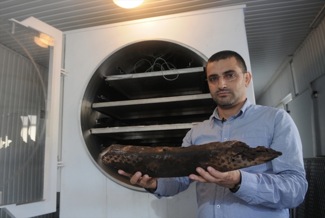 Yenikapı'da ortaya çıkarılan gemi batıkları müzede sergilenmeyi bekliyor