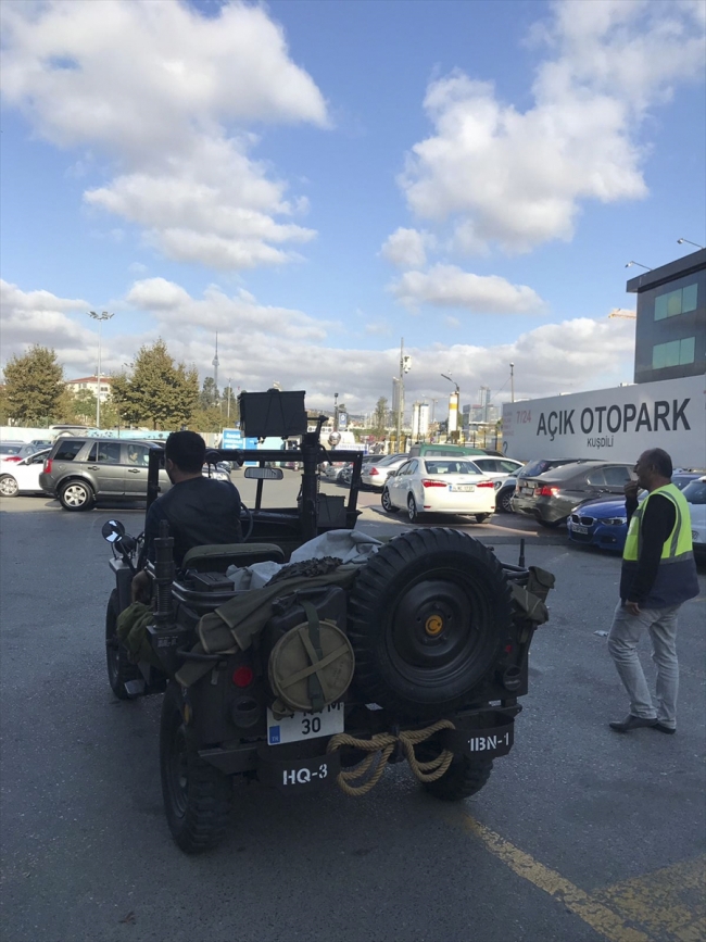 Maket uçaksavarlı cip trafikten men edildi