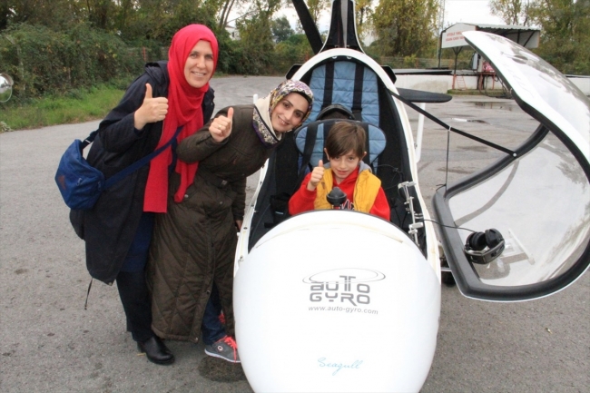 Samsun'da ilkokul öğrencilerine havacılık eğitimi