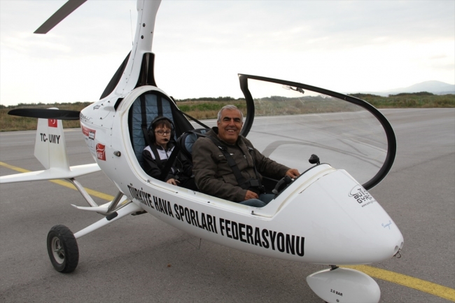 Samsun'da ilkokul öğrencilerine havacılık eğitimi