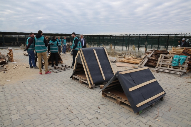 Hükümlülerden sahipsiz köpeklere sıcak yuva