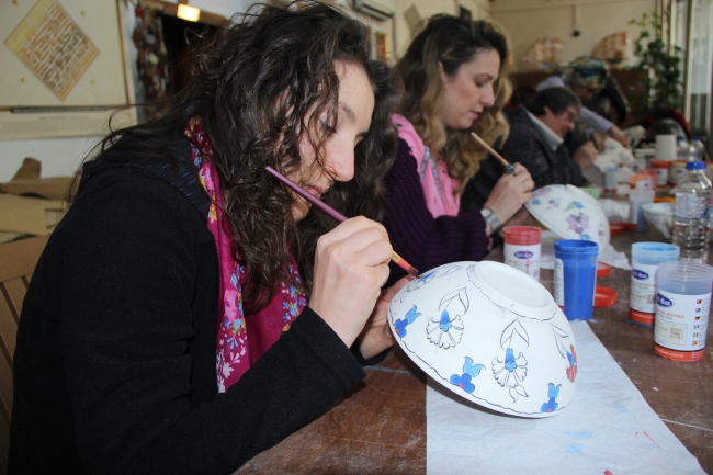 Alman kadınlar Türk geleneksel el sanatlarını öğreniyor