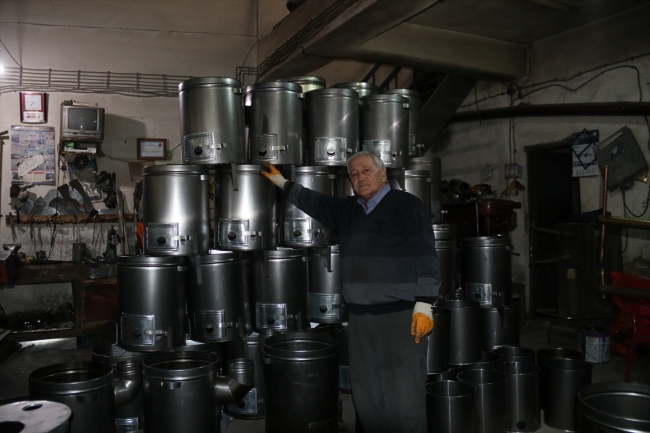 Ercişli soba ustası mesleğini yaşatmak istiyor