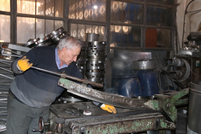 Ercişli soba ustası mesleğini yaşatmak istiyor