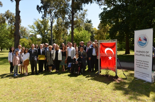 Gelibolu meşesi Melbourne'da dikildi